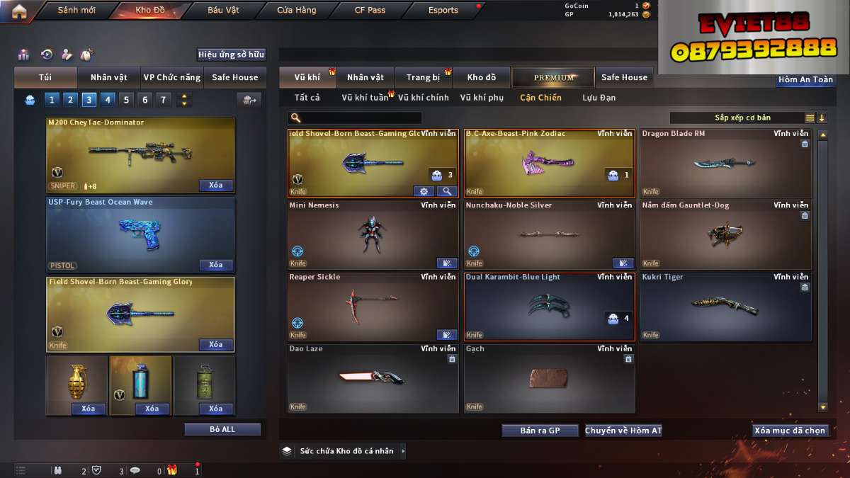 shop acc cf uy tin gia re